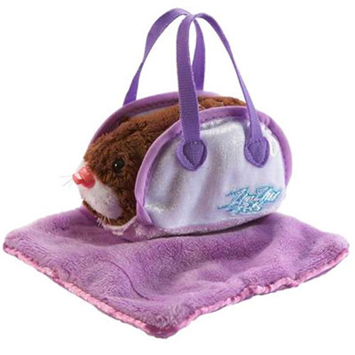 Zhu Zhu Pets Hamster Accessory Pack Carrier & Blanket - Purple