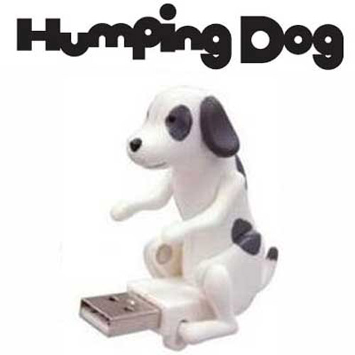 USB Humping Dog - Dalmation Style!