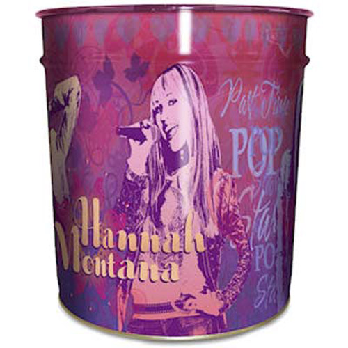 Official Hannah Montana Secret Star Metal Waste Bin