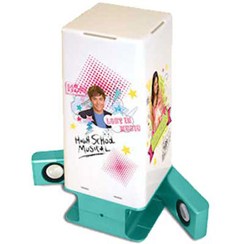High School Musical Sound Light Table Lamp and Speakers