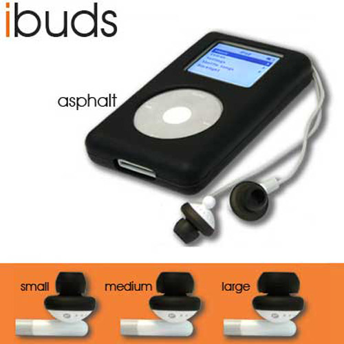iBuds Earphone Headphones Enhancers - Black