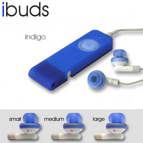 Earpiece Headphones on Ibuds Earphone Headphones Enhancers   Indigo