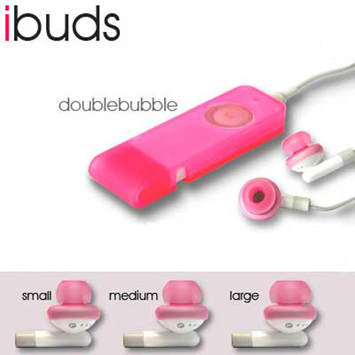 iBuds Earphone Headphones Enhancers - Hot Pink