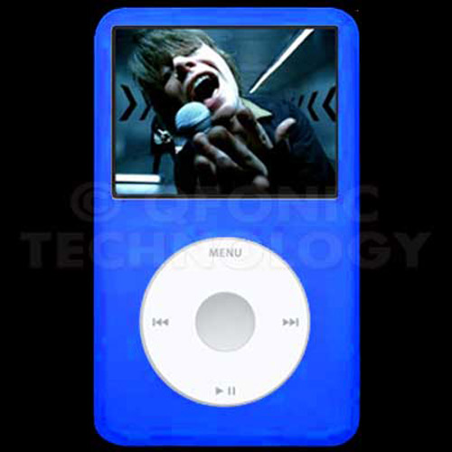 Silicone Gel Skin Case for iPod Classic 160GB - Dark Blue