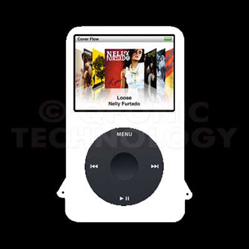 Silicone Gel Skin Case for iPod Classic 80GB - White