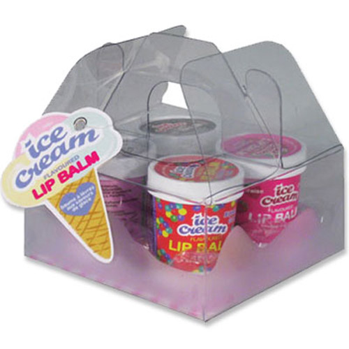Ice Cream Lip Balm - Party Pack of 4