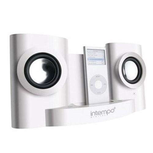 Intempo Digital iPod Speaker/Docking Station - Metallic Silver