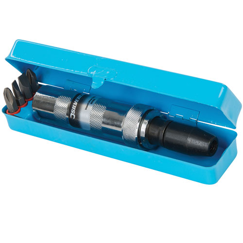 Impact Screwdriver Kit - Includes Metal Case & Bits