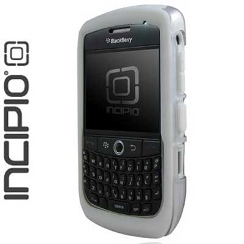 SILICRYLIC Silicone & Plastic Case for BlackBerry Curve - White