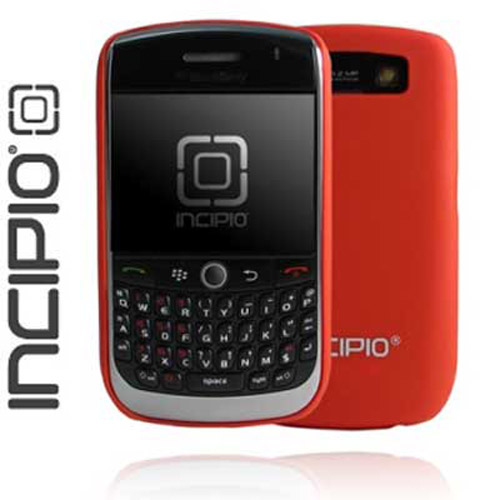 Ultra Light Feather Slim Case for BlackBerry 8900 - Red