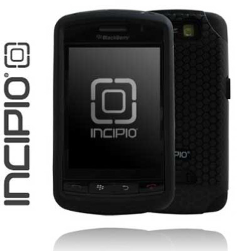 SILICRYLIC Silicone Crystal Case for BlackBerry Storm - Black