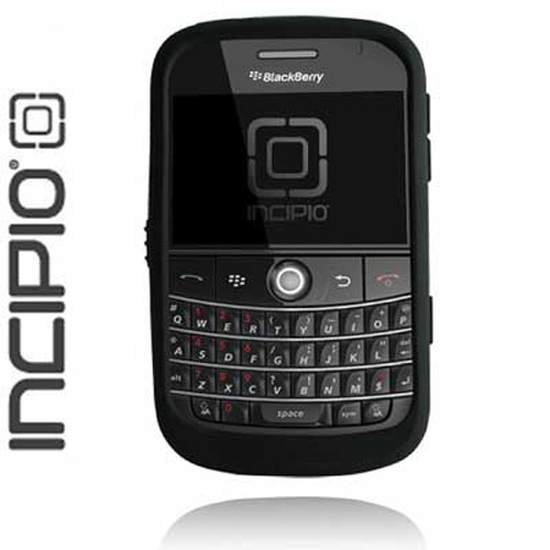 Black dermaSHOT Silicone Case for BlackBerry Bold 9000