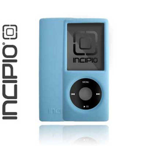 INCIPIO dermaSHOT Silicone Case for Ipod Nano 4G - Light Blue