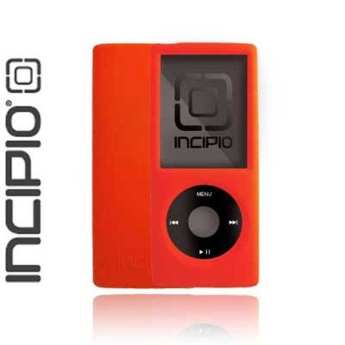 INCIPIO dermaSHOT Silicone Case for Ipod Nano 4G - Monila Red