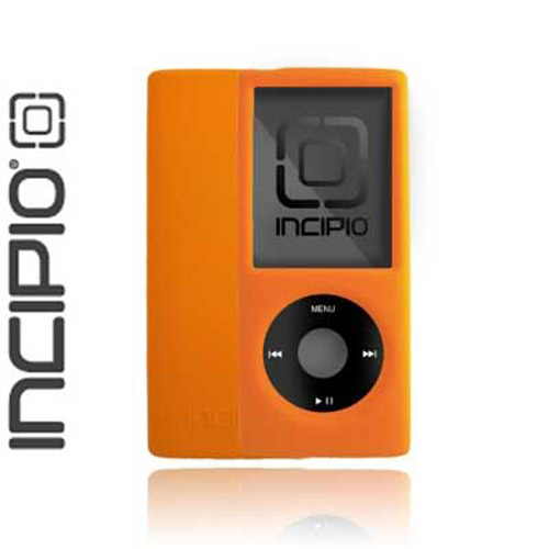 INCIPIO dermaSHOT Silicone Case for Ipod Nano 4G - Safety Orange