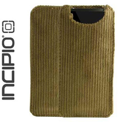INCIPIO underGROUND Felt Pouch fo Ipod Nano 4G - Brown Corduroy