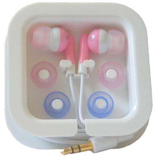 In Ear Earphone with Case - Pink