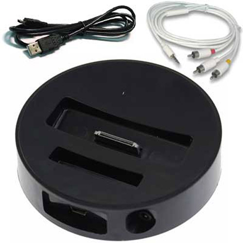 USB HotSync Dock Cradle Charger for iPhone 3G with AV Out