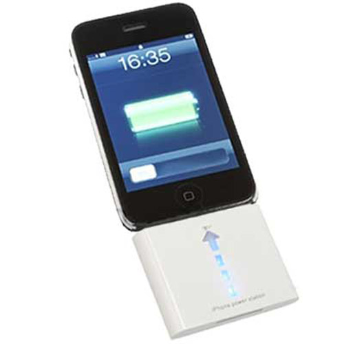 External Emergency Power Battery for iPhone 3G & iPods - White