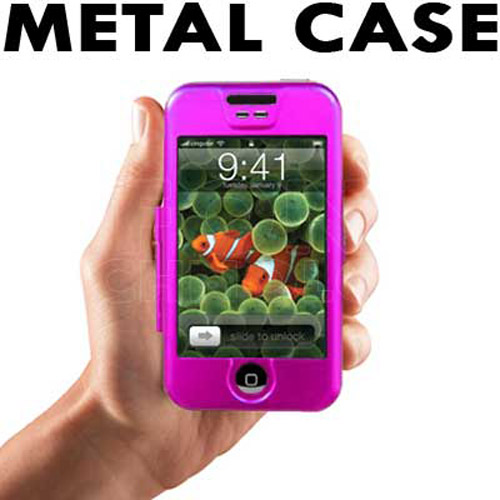 Aluminium Protective Case for Apple iPhone - Purple