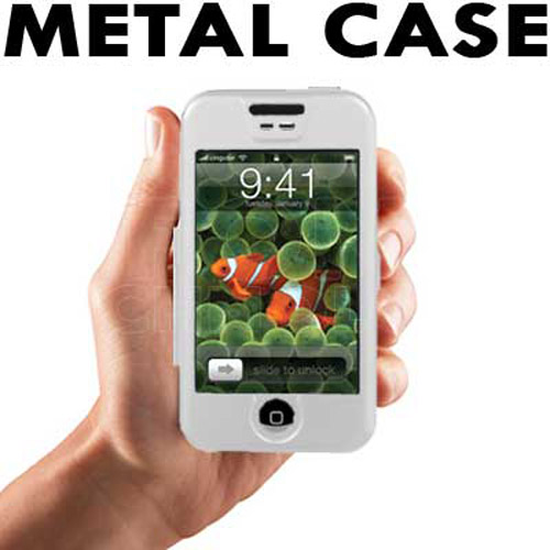 Aluminium Protective Case for Apple iPhone - Silver