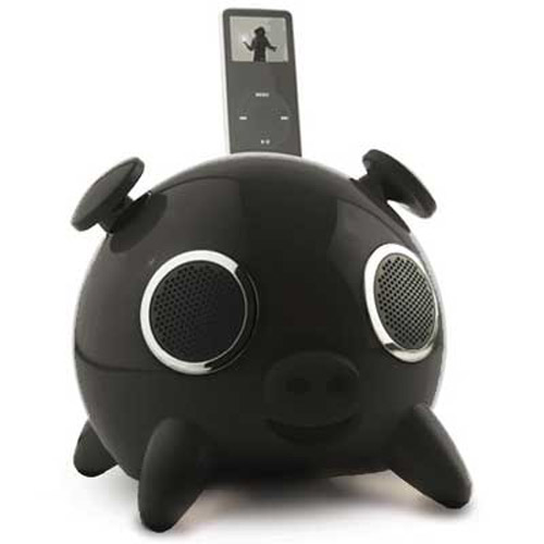 iPig Speakers for iPod and iPhone - Black