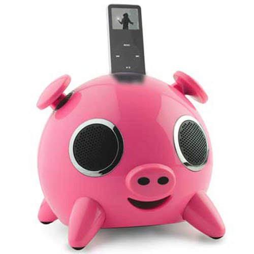 Cool Ipod Pictures on Ipig Speakers For Ipod And Iphone   Pink