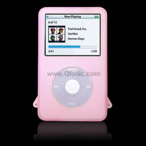 iPod Video Silicone Skin + Neck Strap - 30GB Pink