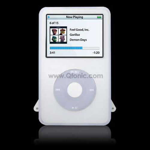 iPod Video Silicone Skin + Neck Strap - 60GB White