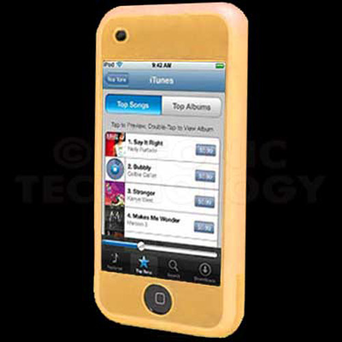 Silicone Skin Case for Apple iPod Touch - Gold