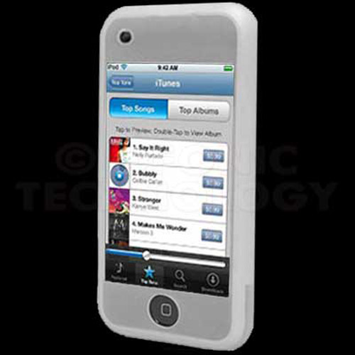 Silicone Skin Case for Apple iPod Touch - Grey