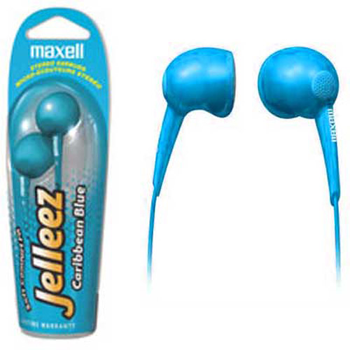 Maxell Jelleez Stereo Earphones - Blue