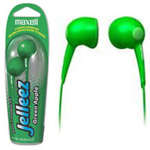 Maxell Jelleez Stereo Earphones - Green