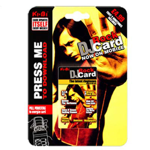 Ki-Bi Mobile Turbo Charge Card - DJ Rock