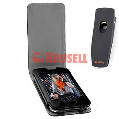 Krusell Music Black Leather Case Apple Ipod Touch 8GB 16GB 32GB