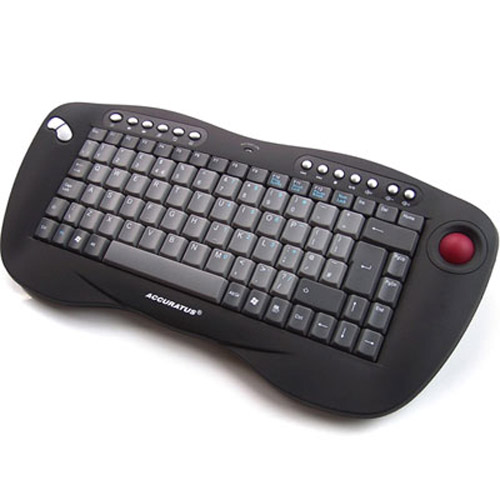 Toughball 2.4GHZ Wireless Keyboard with Optical Trackball