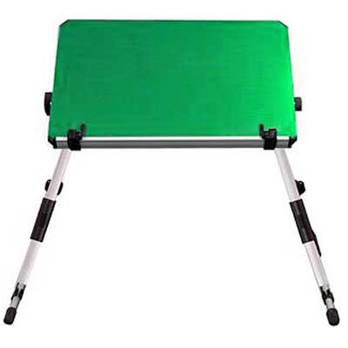 Portable Computer Screen on Portable Folding Computer Laptop Table Green