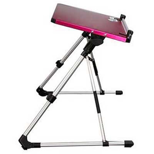 Portable Computer Screen on Portable Folding Computer Laptop Table Pink