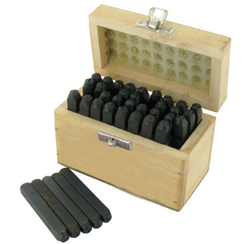 36 Piece Number & Letter Punch Set For Marking Tools Etc