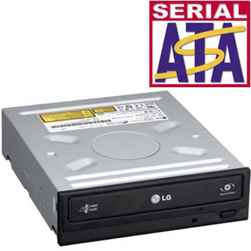 LG 22x SATA Black CD/DVD Drive