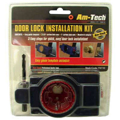 Am-Tech Door Lock Installation Kit