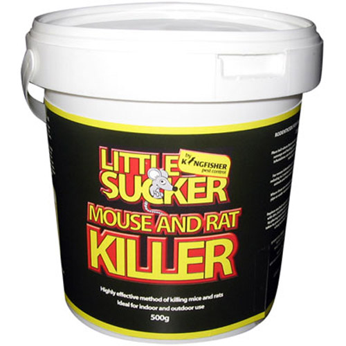 Kingfisher Rat & Mouse Rodent Killer Bait Poison - 500g Tub