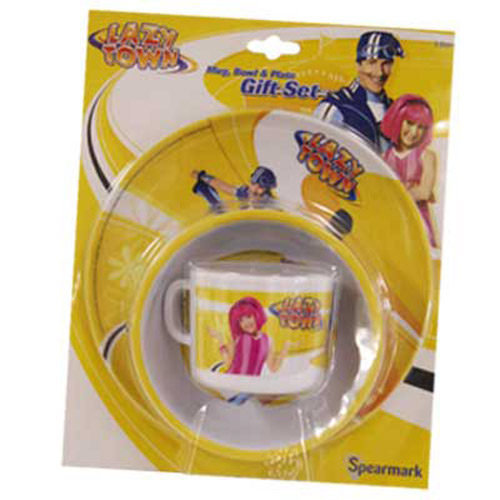 Lazytown Mug, Bowl and Plate Tableware Set