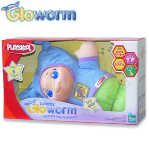 Playskool Lullaby Gloworm Cuddly Nightlight - Blue