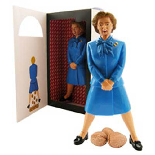 Maggie Margaret Thatcher Nut Cracker in Display Box