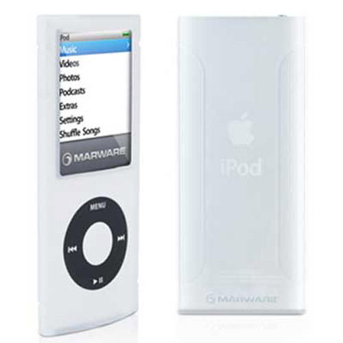 Marware Sport Grip for iPod Nano 4G - Frosted / Clear