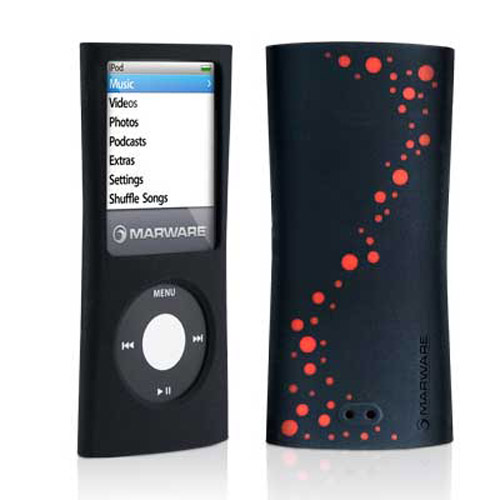 Marware Sport Grip Deluxe for iPod Nano 4G - Black/Red