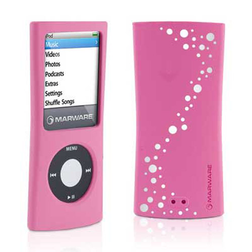 Marware Sport Grip Deluxe for iPod Nano 4G - Pink/White