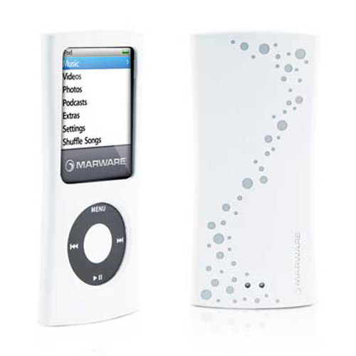Marware Sport Grip Deluxe for iPod Nano 4G - White/Grey