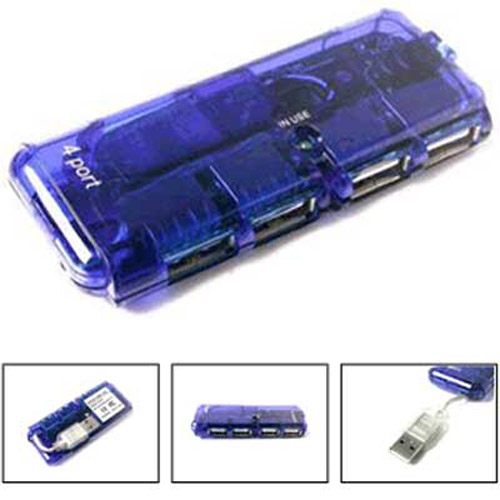 USB Micro 4 Port Hub - Ultra Portable